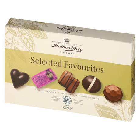 Produkt ANTHON BERG Czekolada Zestaw pralin Anthon Berg Selected Favourites 150g + Heart Shaped Gold Box 155g Z10074