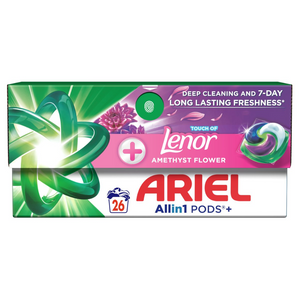 Produkt ARIEL Kapsułki do prania ARIEL Allin1 PODS+ Touch of LENOR Amethyst Flower 26 szt 004592