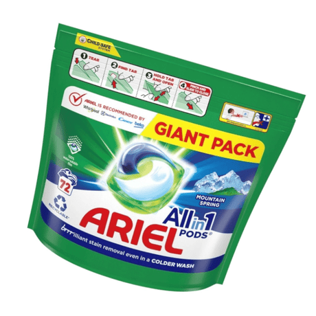 Produkt ARIEL Kapsułki do prania ARIEL Mountain Spring Giant Pack 72 prania 72 szt. 036259