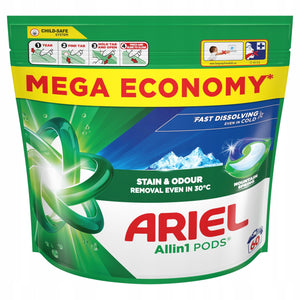 Produkt ARIEL Kapsułki do prania białego ARIEL Mountain Spring Allin1 60szt 003676