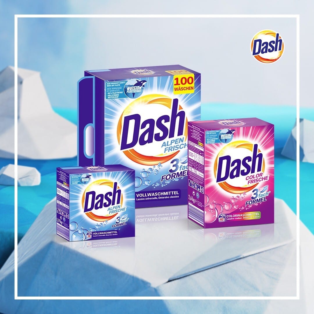 Produkt DASH Kapsułki do prania DASH Alpen Frische uniwersalne 3in1 120szt 005061