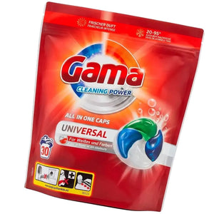 Produkt GAMA Kapsułki do prania GAMA Universal 4w1 All in One uniwersalne 30szt 005971