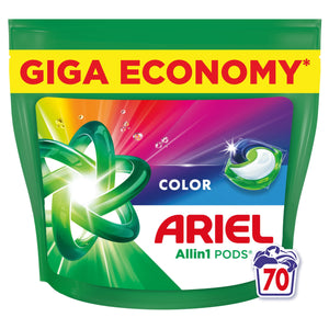 Produkt ARIEL Kapsułki do prania Kapsułki do prania ARIEL Allin1 Mountain Spring + Color 2x 70szt Z00928