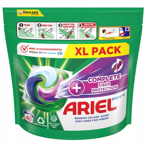 Produkt ARIEL Kapsułki do prania Kapsułki do prania ARIEL Complete Fiber Protection kolor 40 szt 003973