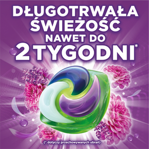Produkt ARIEL Kapsułki do prania Kapsułki do prania ARIEL Pods All in 1 Amethyst Flower Touch of Lenor 52 szt 003667