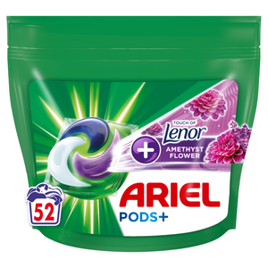 Produkt ARIEL Kapsułki do prania Kapsułki do prania ARIEL Pods All in 1 Amethyst Flower Touch of Lenor 52 szt 003667