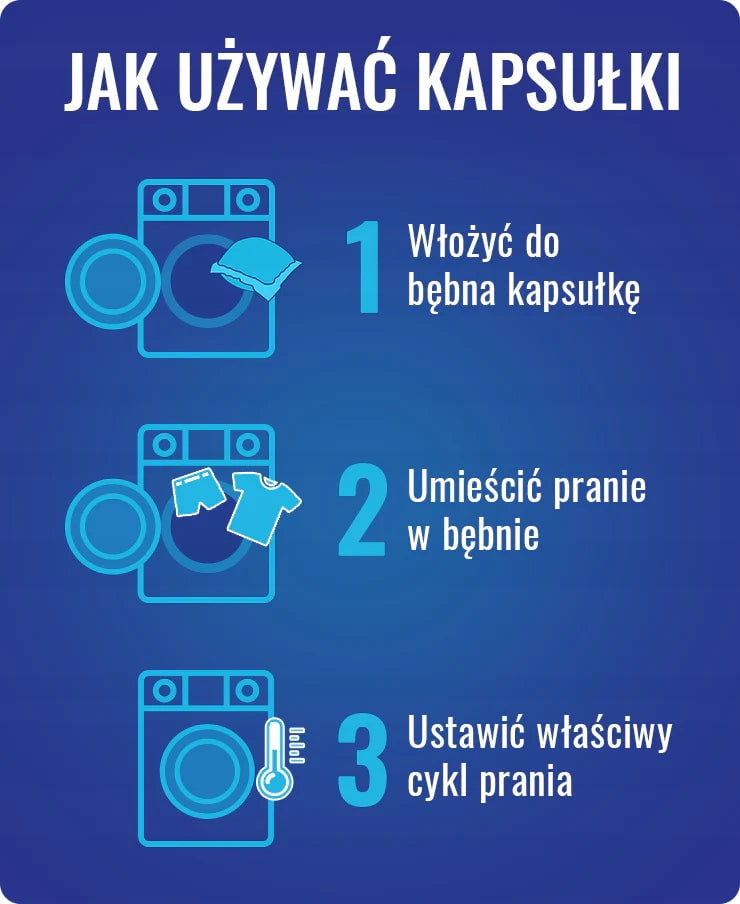 Produkt DALLI Kapsułki do prania Kapsułki do prania DALLI białe kolor 3in1 2x 24szt Z00126