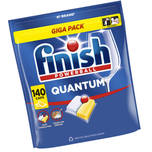 Produkt FINISH Kapsułki do zmywarki FINISH Tabs Quantum Lemon 140szt 006049