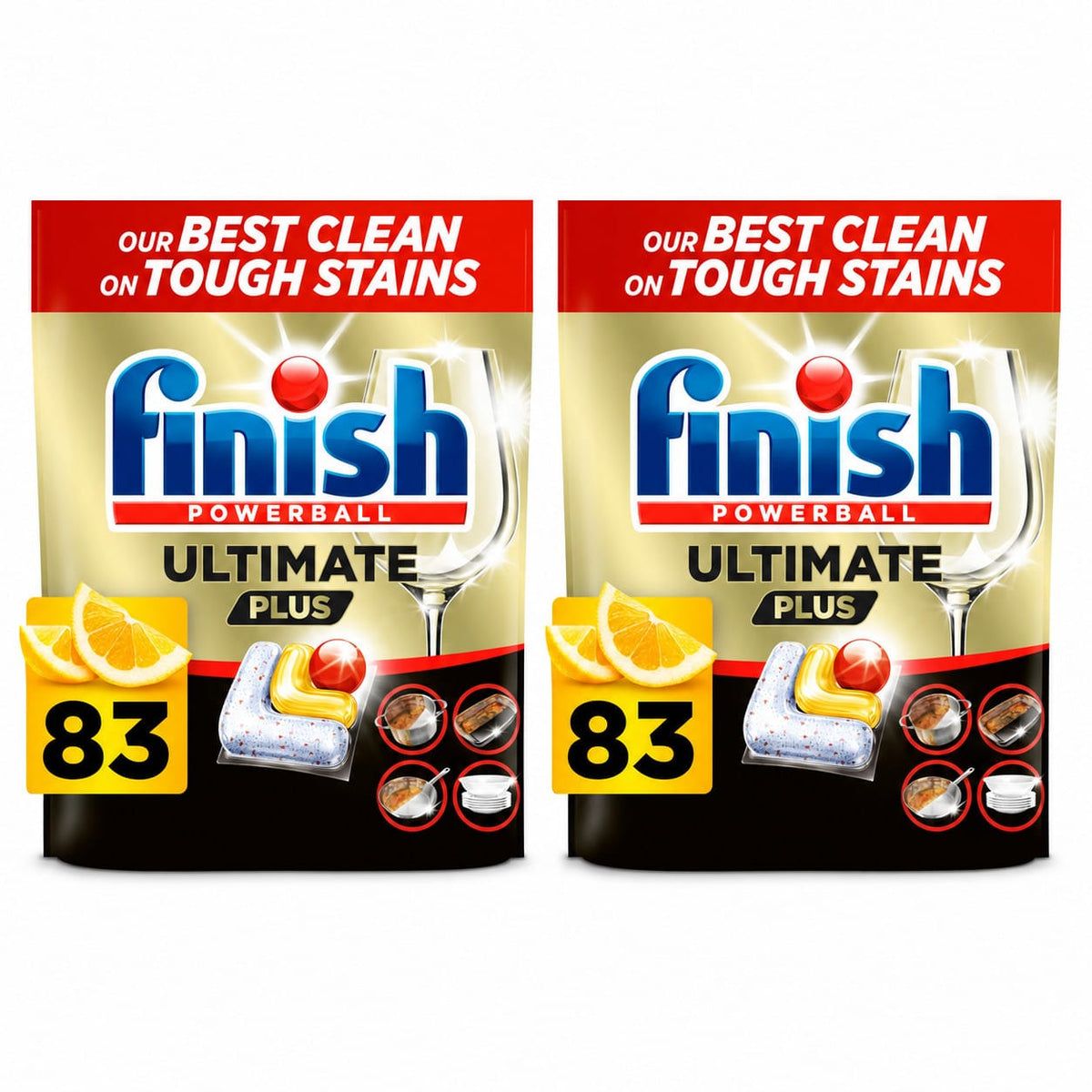 Produkt FINISH Kapsułki do Zmywarki FINISH Ultimate Plus Lemon 2x 83pcs K_006253_2