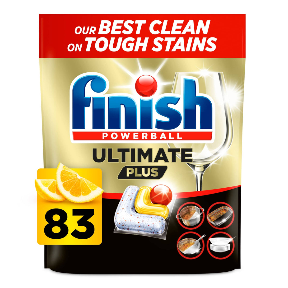 Produkt FINISH Kapsułki do Zmywarki FINISH Ultimate Plus Lemon 2x 83pcs K_006253_2