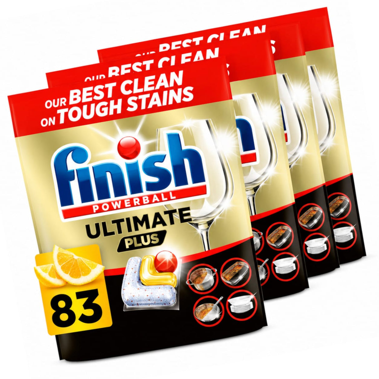 Produkt FINISH Kapsułki do Zmywarki FINISH Ultimate Plus Lemon 3x 83pcs K_006253_3