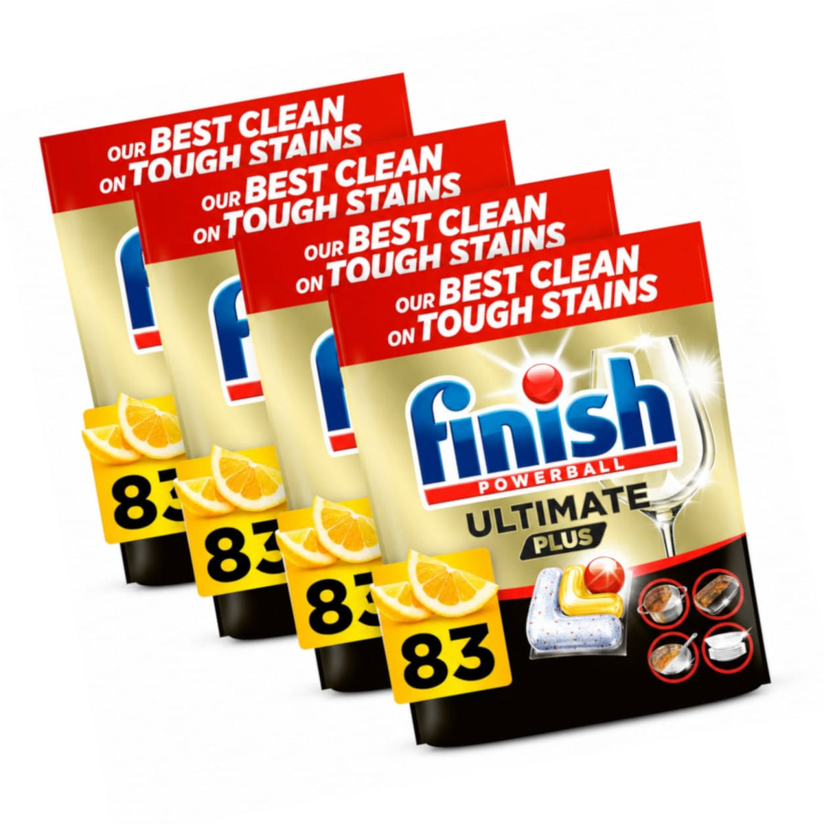 Produkt FINISH Kapsułki do Zmywarki FINISH Ultimate Plus Lemon 4x 83pcs K_006253_4