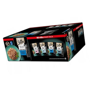 Produkt SHEBA Karma dla kota  SHEBA Rybne smaki w galaretce Saszetki 80x85g 006070