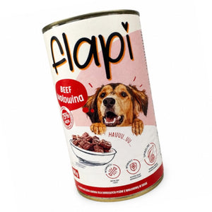 Produkt Flapi Karma dla psa FLAPI Kawałki z wołowiną w sosie 1250g 005486