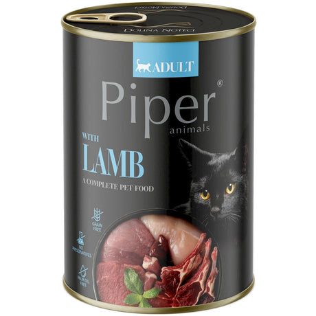 Produkt PIPER Karma mokra dla kota PIPER z jagnięciną 400g 005016