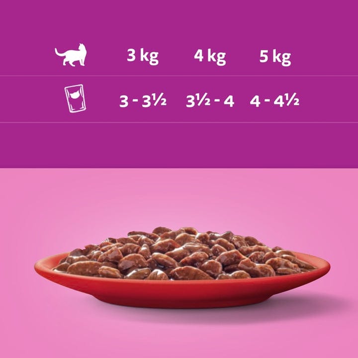 Produkt WHISKAS Karma mokra dla kota WHISKAS Klasyczne przysmaki w sosie Mix 80x85g 003311