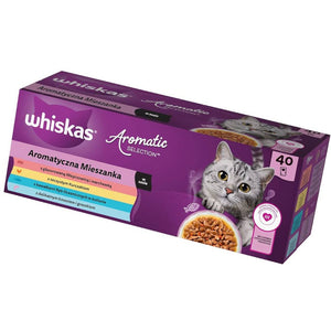 Produkt WHISKAS Karma mokra dla kota WHISKAS Sos Aromatic 40x85g 006421