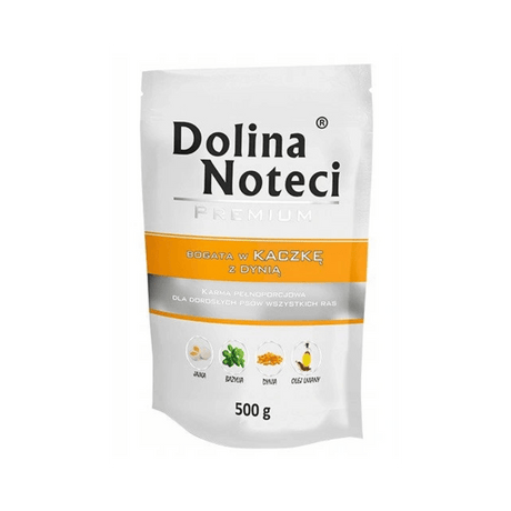 Produkt DOLINA NOTECI Karma mokra dla psa DOLINA NOTECI Premium Bogata w kaczkę z dynią 500 g 039556