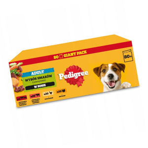 Produkt PEDIGREE Karma Mokra dla psa PEDIGREE Adult Mixed 80x100g 006410