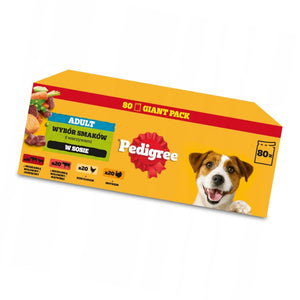 Produkt PEDIGREE Karma Mokra dla psa PEDIGREE Adult Mixed 80x100g 006410