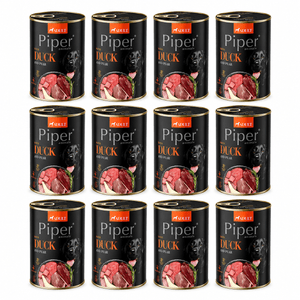 Produkt PIPER Karma mokra dla psa PIPER z kaczką i gruszką 12 x 400g K_053187_12