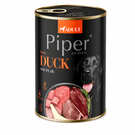 Produkt PIPER Karma mokra dla psa PIPER z kaczką i gruszką 12 x 400g K_053187_12