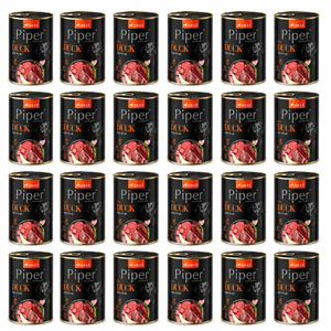 Produkt PIPER Karma mokra dla psa PIPER z kaczką i gruszką 24 x 400g K_053187_24