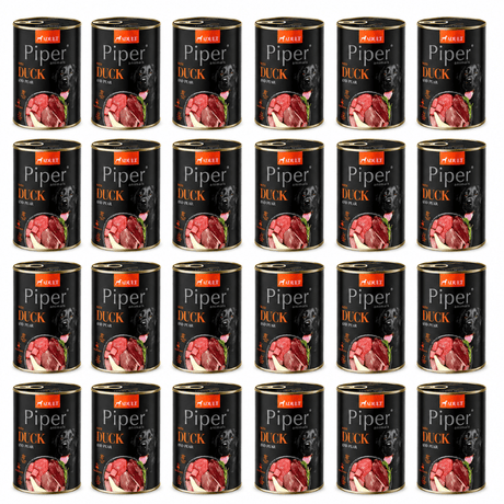 Produkt PIPER Karma mokra dla psa PIPER z kaczką i gruszką 24 x 400g K_053187_24