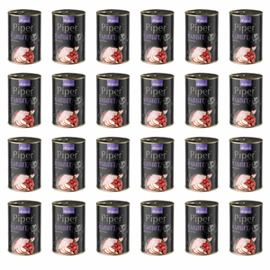 Produkt PIPER Karma mokra dla psa PIPER z królikiem i jabłkiem 24 x 400g K_053182_24