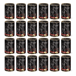 Produkt bd24.pl Karma mokra dla psa PIPER z wątróbką wołową i ziemniakami 24 x 400g K_053184_24
