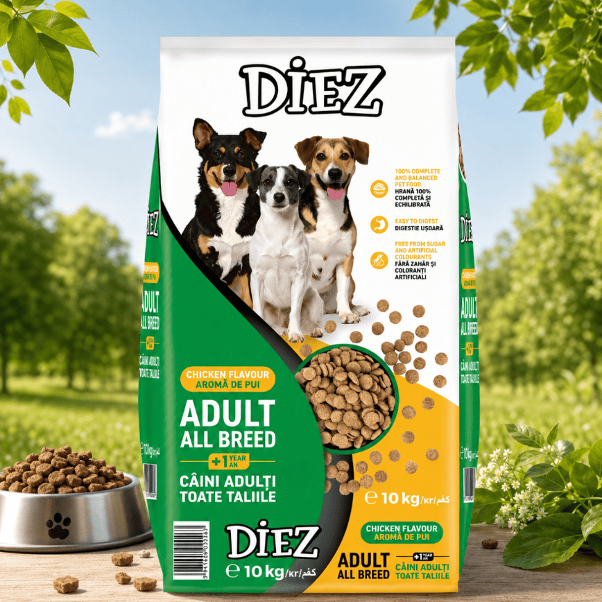 Produkt bd24.pl Karma sucha DIEZ dla psa Kurczak 10kg 006188
