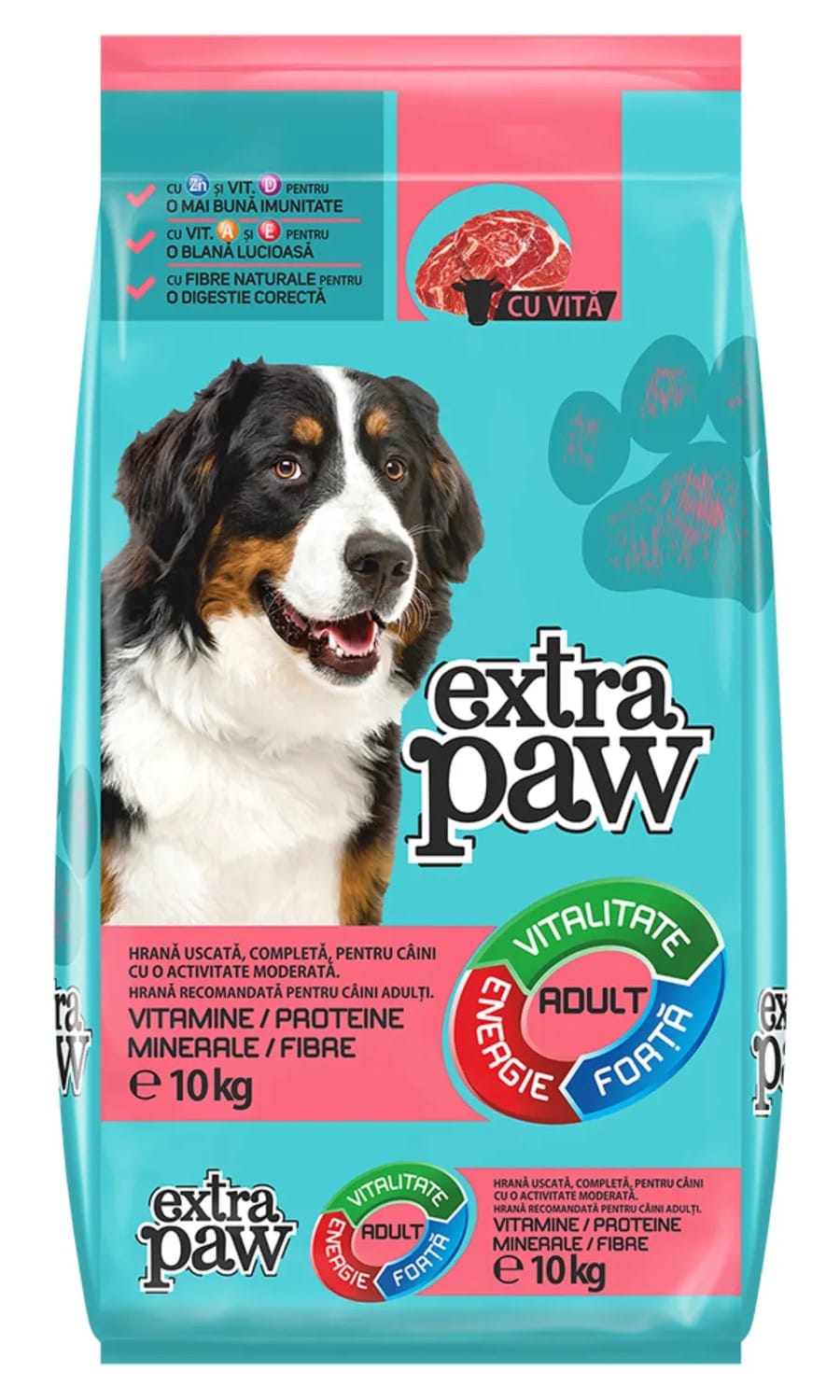 Produkt bd24.pl Karma sucha dla psa EXTRA PAW Adult Wołowina 10kg 006195