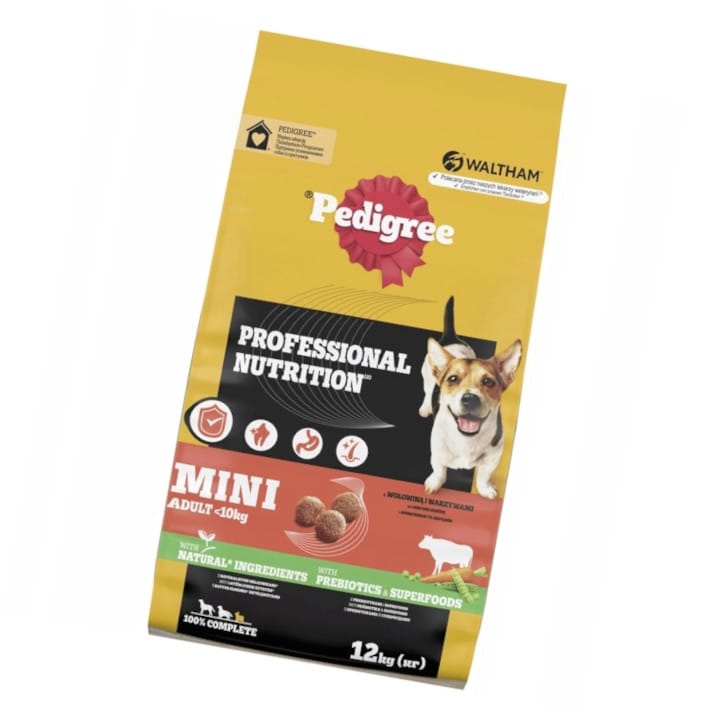 Produkt PEDIGREE Karma sucha dla psa PEDIGREE Wołowina Małe Rasy 12kg 006415