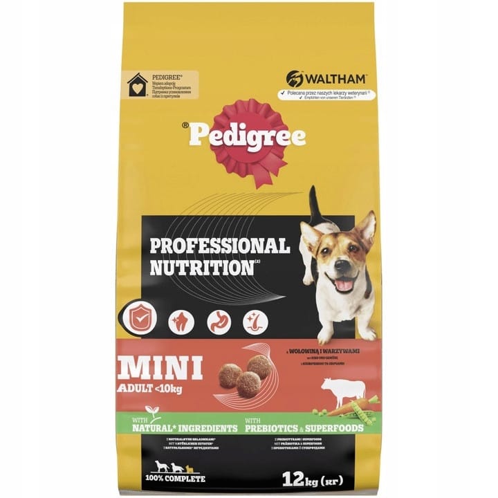 Produkt PEDIGREE Karma sucha dla psa PEDIGREE Wołowina Małe Rasy 12kg 006415
