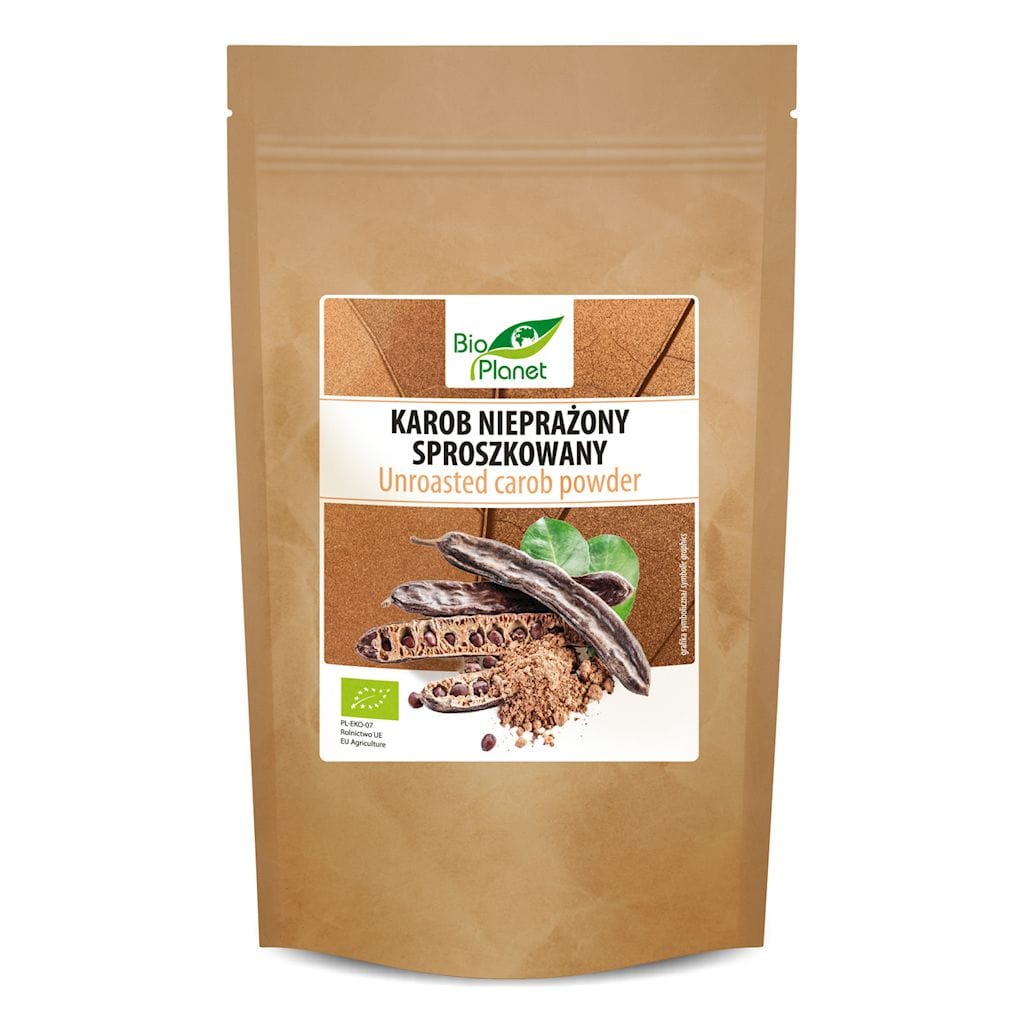 Produkt BIO PLANET - seria INNE KAROB NIEPRAŻONY SPROSZKOWANY BIO 200 g - BIO PLANET 5907814663740