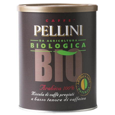 Produkt PELLINI Kawa mielona organiczna PELLINI TOP BIOLOGICA 100% ARABICA  puszka 250 g 045206