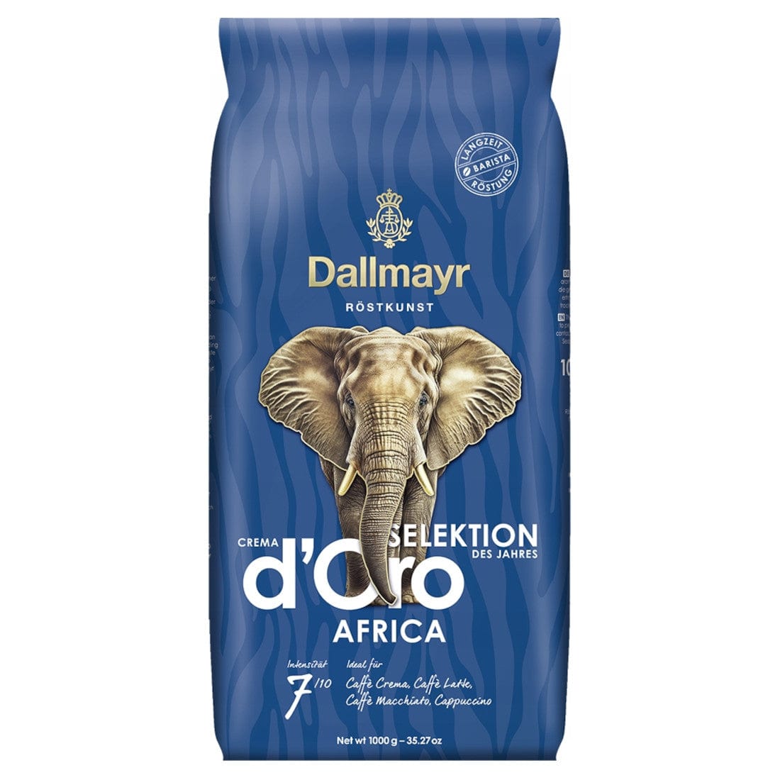 Produkt DALLMAYR Kawa ziarnista Crema d'Oro Selection Africa Kawa ziarnista 1kg 001690