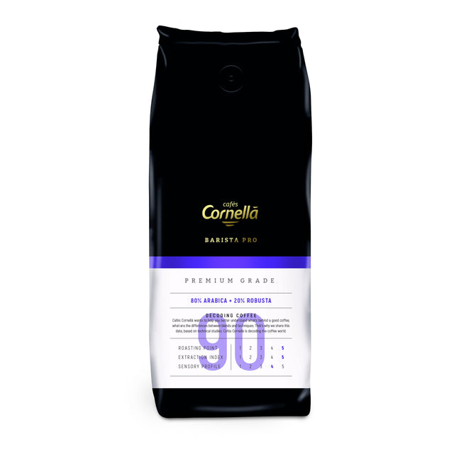 Produkt CORNELLA Kawa ziarnista Kawa ziarnista CORNELLA Barista Pro 90 Premium Grade 1 kg 004624