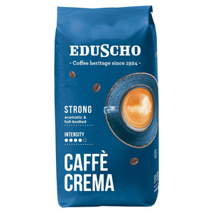 Produkt EDUSCHO Kawa ziarnista Kawa ziarnista EDUSCHO Caffe Crema Strong 2x1kg + GRATIS Crema Gold 100g Z00957
