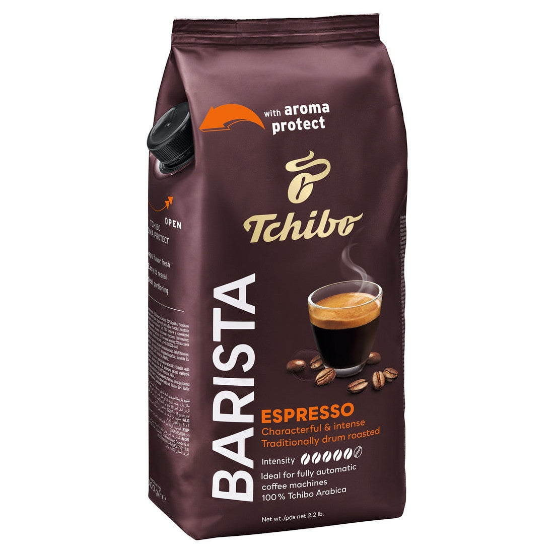 Produkt TCHIBO Kawa ziarnista Kawa ziarnista TCHIBO Barista Espresso 100% Arabica 2x1kg + GRATIS Crema Gold 100g Z00953