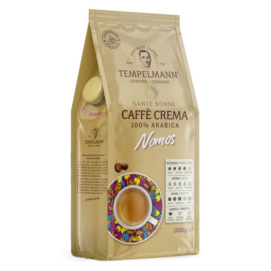Produkt TEMPELMANN Kawa ziarnista Kawa ziarnista TEMPELMANN Nomos Crema 1kg 052714