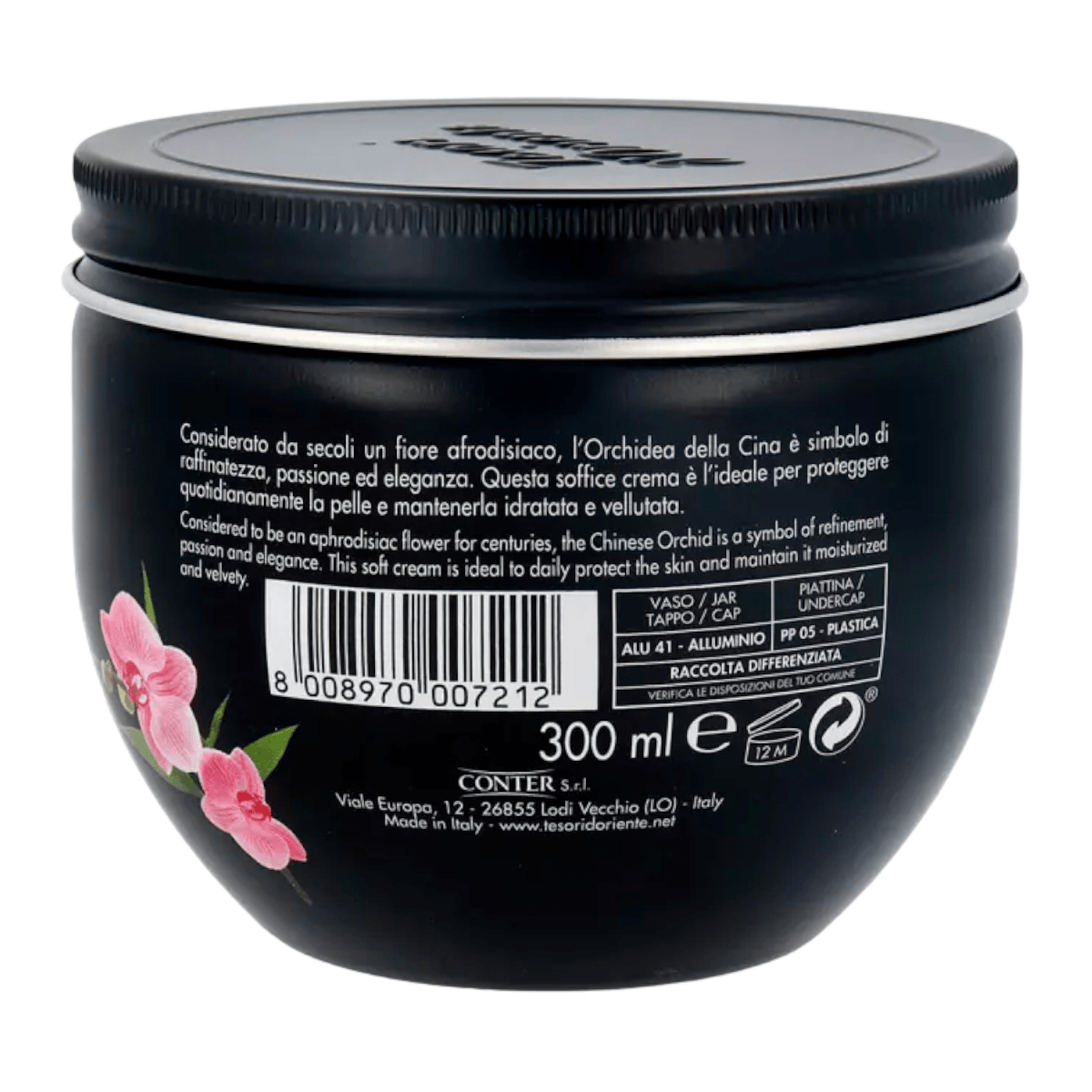 Produkt TESORI D'ORIENTE Kremy i balsamy Krem do ciała TESORI China Orchid Orchidea 300ml 053112