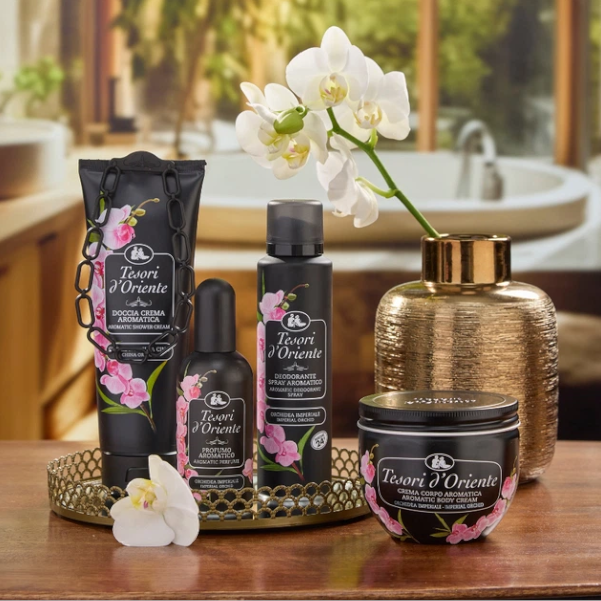 Produkt TESORI D'ORIENTE Kremy i balsamy Krem do ciała TESORI China Orchid Orchidea 300ml 053112