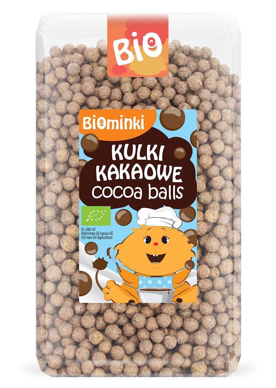 Produkt BIOMINKI (przekąski dla dzieci, kaszki) KULKI KAKAOWE BIO 300 g - BIOMINKI 5907738152689