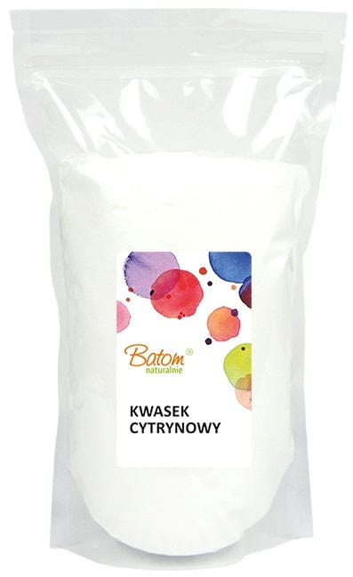 Produkt BATOM (oleje, soki, sole kąpielowe) KWASEK CYTRYNOWY 1 kg - BATOM 5907709952423