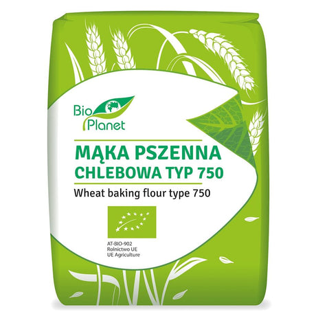 Produkt BIO PLANET - seria MĄKI I SKROBIE MĄKA PSZENNA CHLEBOWA TYP 750 BIO 1 kg - BIO PLANET 5907814666376