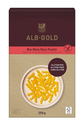 Produkt ALB-GOLD (makarony) MAKARON (KUKURYDZIANO - RYŻOWY) ŚWIDERKI BEZGLUTENOWY BIO 250 g - ALB-GOLD 4018722344360