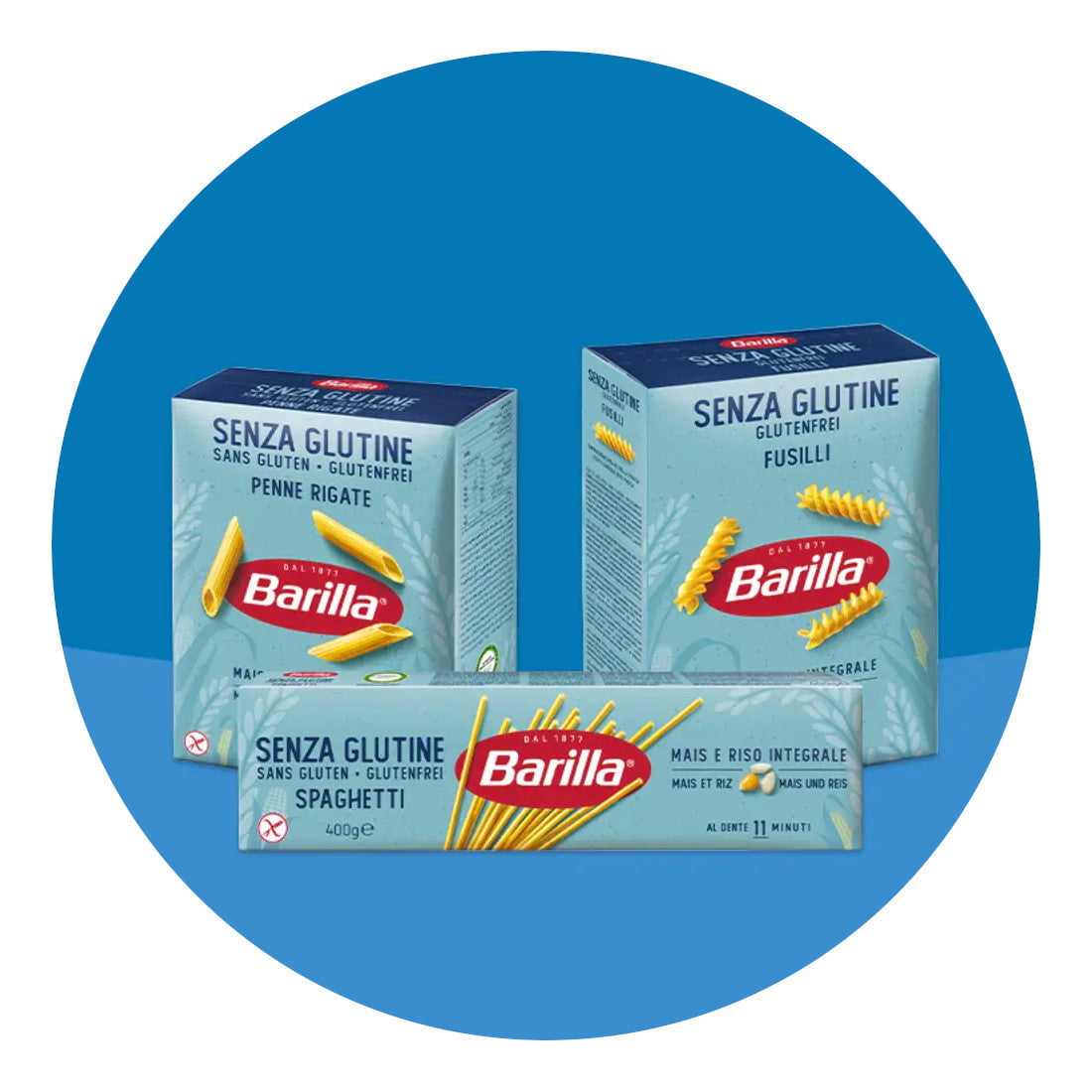 Produkt BARILLA Makaron Makaron bezglutenowy BARILLA Fusilli Gluten Free 400g 012406