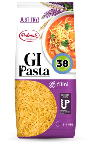 Produkt GI PASTA Makaron Makaron GI PASTA Filini 6x 250g  z niskim indeksem glikemicznym 004762