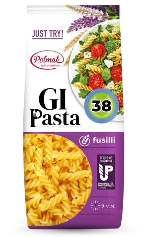 Produkt GI PASTA Makaron Makaron GI PASTA Fusilli 6x 250g z niskim indeksem glikemicznym 004761